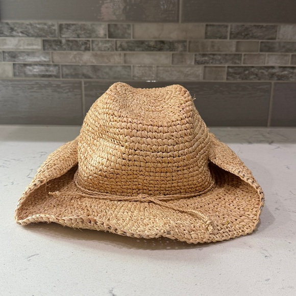 florabella Kendra Lux Hat Natural Gold Straw Cowgirl Cowboy Cow Girl Boy Western - Picture 8 of 11